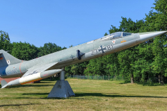 Lockheed RF-104G 'Starfighter' (Photo Rec version) at the gate of Fliegerhorst Schleswig