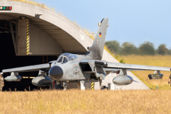 German AF Panavia 'Tornado' ECR at the shelter