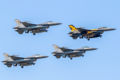 4x Belgian AF General Dynamics F-16AM 'Fighting Falcon' [Thunder Tigers]