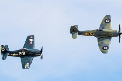 Hawker Sea Fury Mk.II and Grumman F8F-2P 'Bearcat'