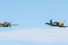 Grumman FM-2 'Wildcat' and Goodyear 'Corsair' FG-1D