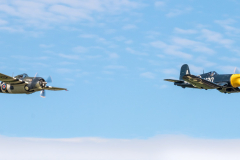 Grumman FM-2 'Wildcat' and Goodyear 'Corsair' FG-1D