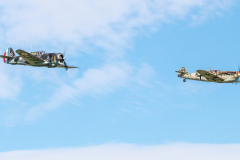 Curtiss P-36 'Hawk' and Hispano HA-112 MIL 'Buchon'