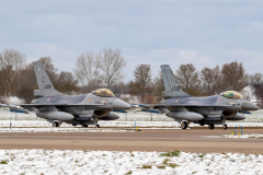 2x Netherlands AF General Dynamics F-16AM 'Fighting Falcon'