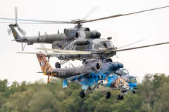 Mil Mi-171Sh 'Baikal' with Mil Mi-35 'Hind-E' [Czech AF]