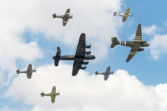 Lancaster, Dakota, Spitfires and Hurricanes