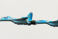 Sukhoi Su-27UB1M 'Flanker-C' with Sukhoi Su-27P1M 'Flanker-B'