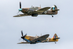 Hawker Hurricane and Spitfire