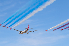 RAF Airbus KC2 'Voyager' (A330-200MRTT) with The Red Arrows [RAF]