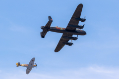 Avro Lancaster with Supermarine Spitfire LF Mk.IXe