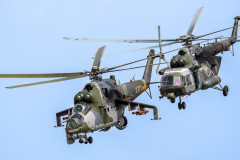 Czech AF Mil Mi-24V 'Hind E' and Mil Mi-171S 'Hip'