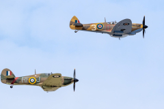 Supermarine 'Spitfire' LF Mk.IXe and Hawker 'Hurricane' Mk.IIc