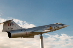 former Belgian Lockheed F-104 'Starfighter' near Kleine Brogel Air Base