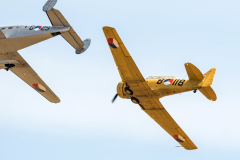 Beechcraft D18S and Noorduyn AT-16ND Harvard IIb